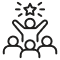 Leadership Growth Icon Active